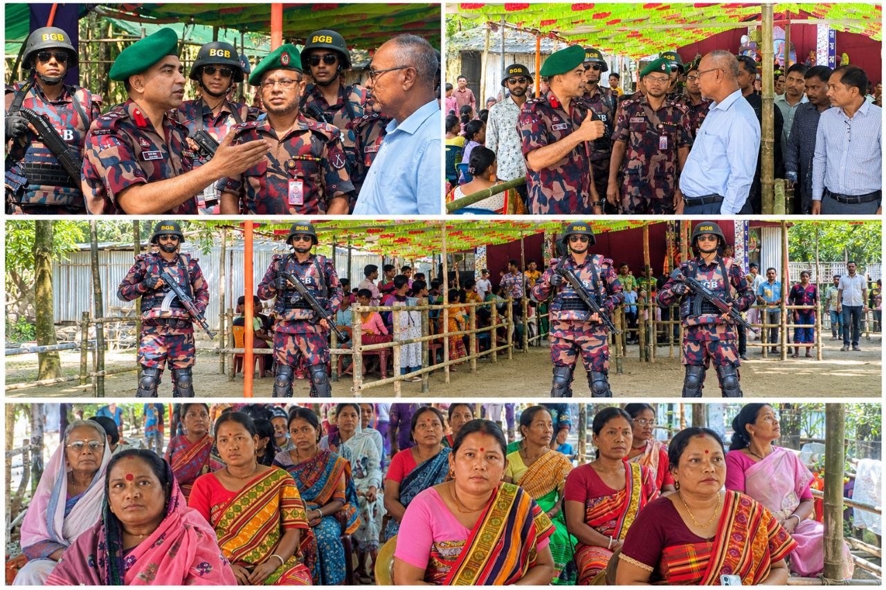 শারদীয় দুর্গাপূজায় সুনামগঞ্জে ২৮ বিজিবির ব্যাপক নিরাপত্তা প্রস্তুতি