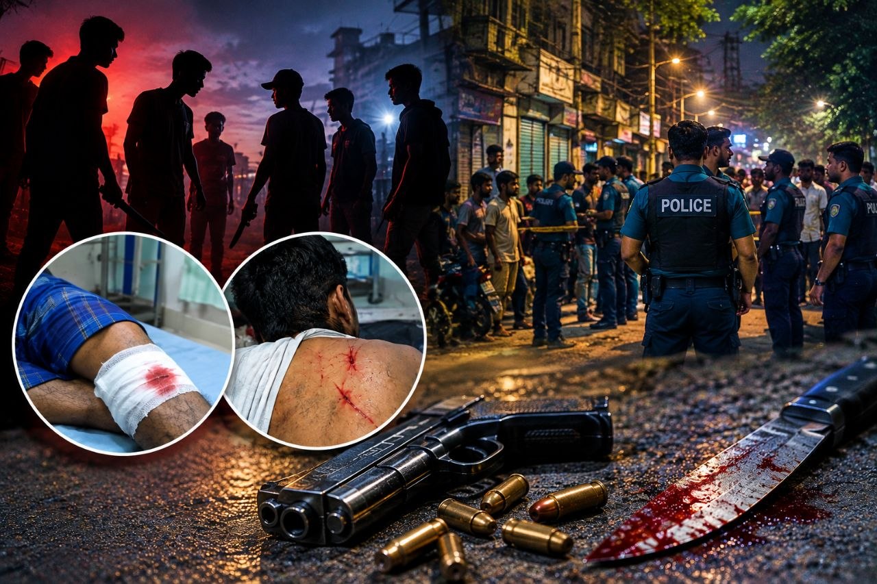 মোহাম্মদপুরে গোলাগুলির নেপথ্যে দুই কিশোর গ্যাং, গুলিবিদ্ধ বাবা ও চাপাতির কোপে ছেলে